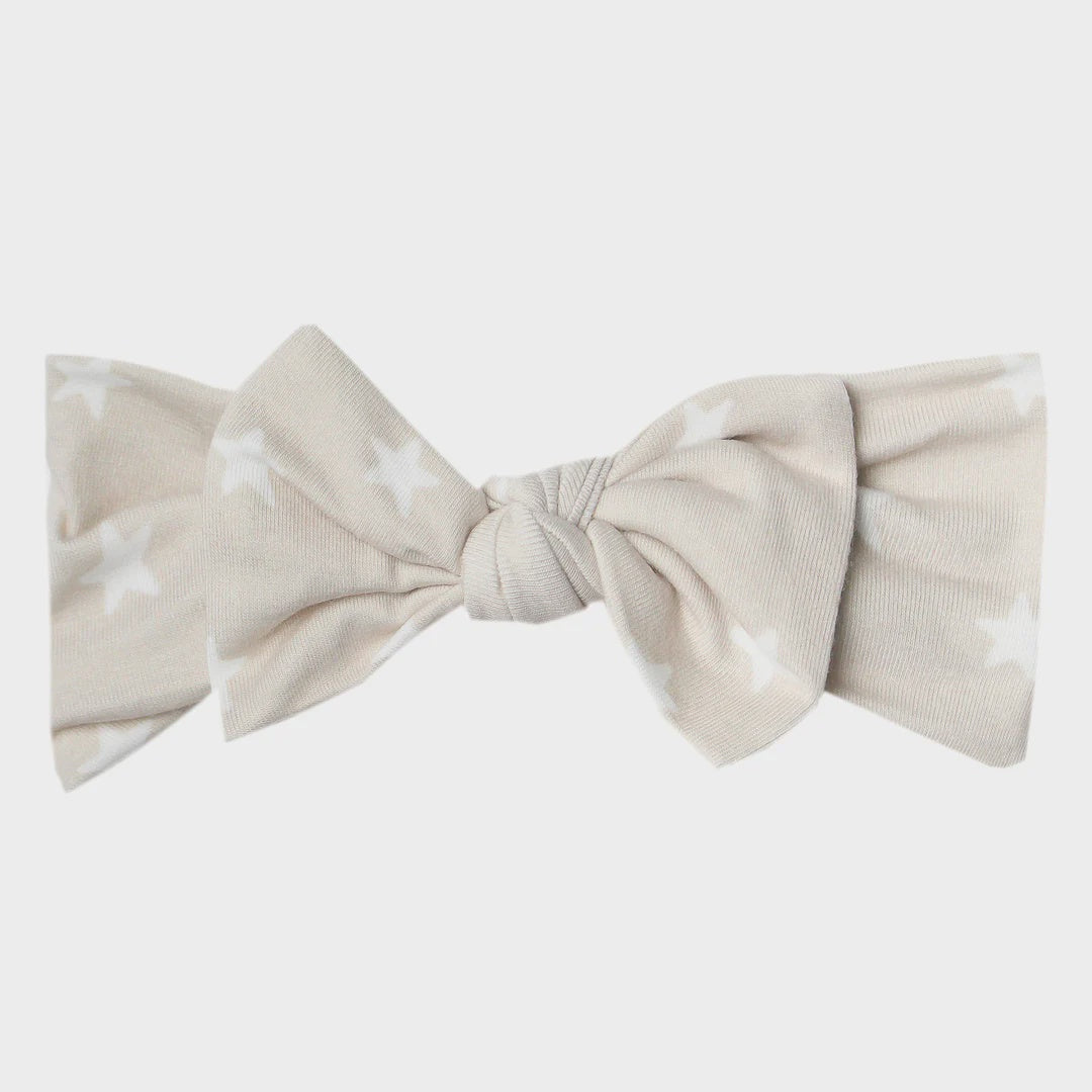 Twinkle Copper Pearl Headband Bow