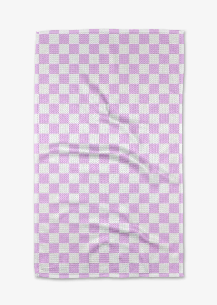 Checkered Love Tea Towel
