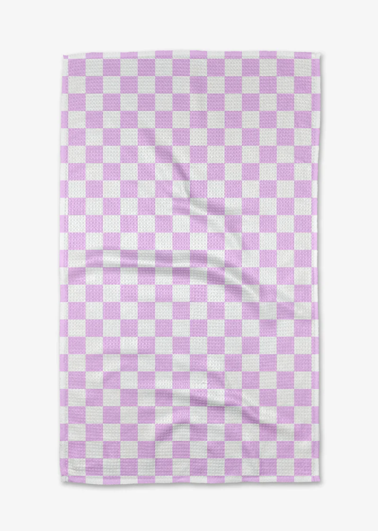 Checkered Love Kitchen Tea Towel
