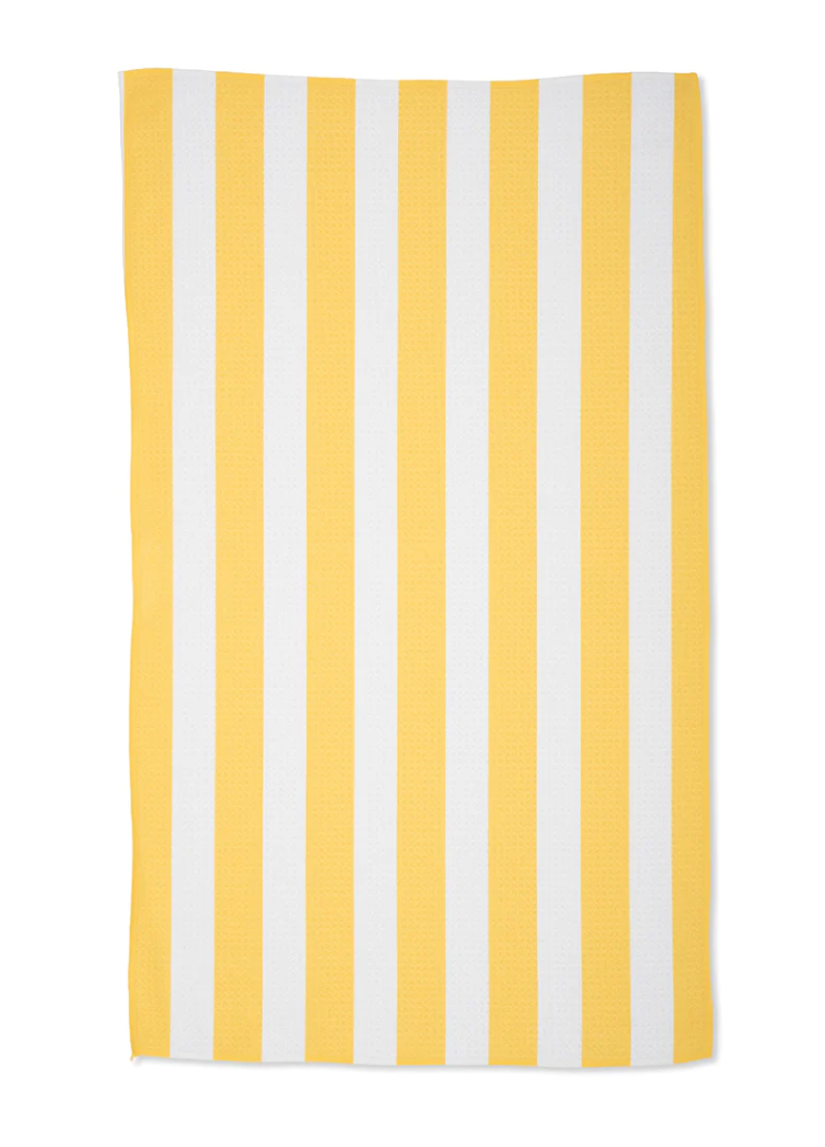 Bold Summer Yellow Kitchen Tea Towel