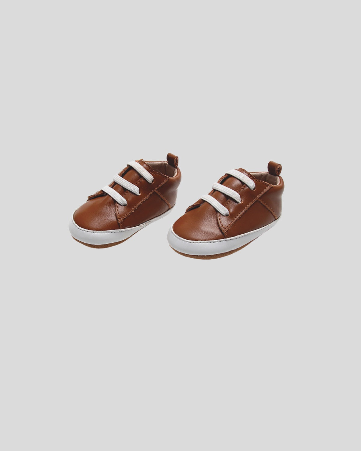 Brown Leather Baby Sneaker's