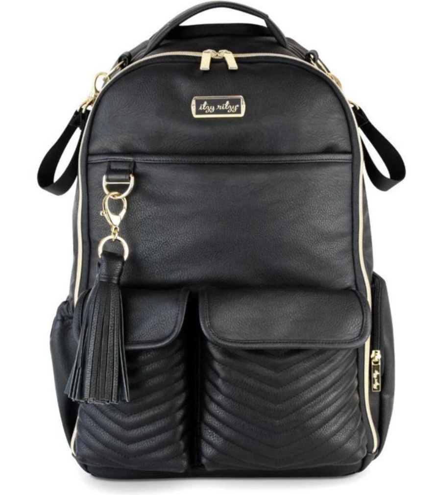 Jetsetter Black Boss Backpack Diaper Bag