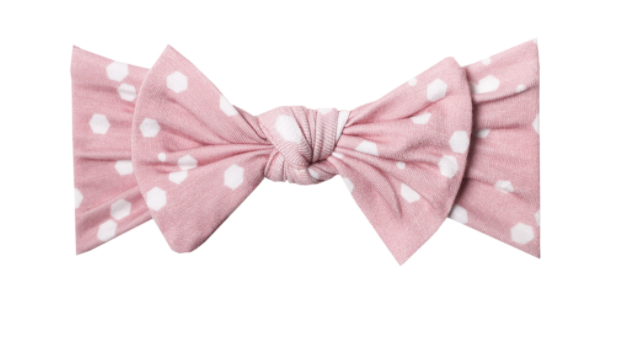 Lucy Copper Pearl Headband Bow