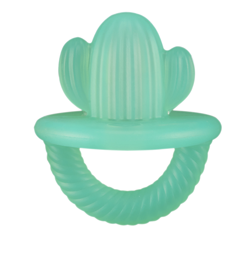 Teensy Teether Soothing Silicone Teether- Cactus
