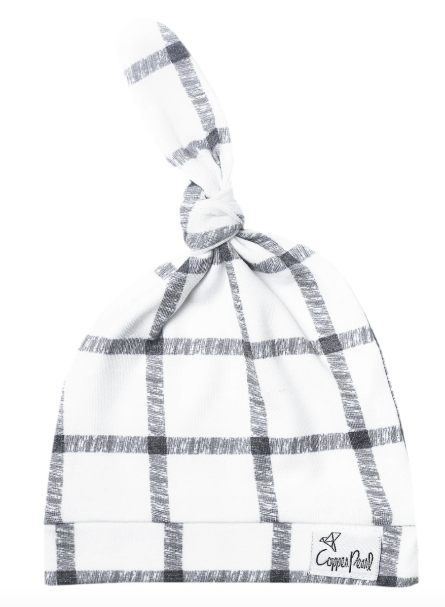 Ledger Copper Pearl Top Knot Hat