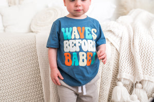 Waves Before Babes Tee