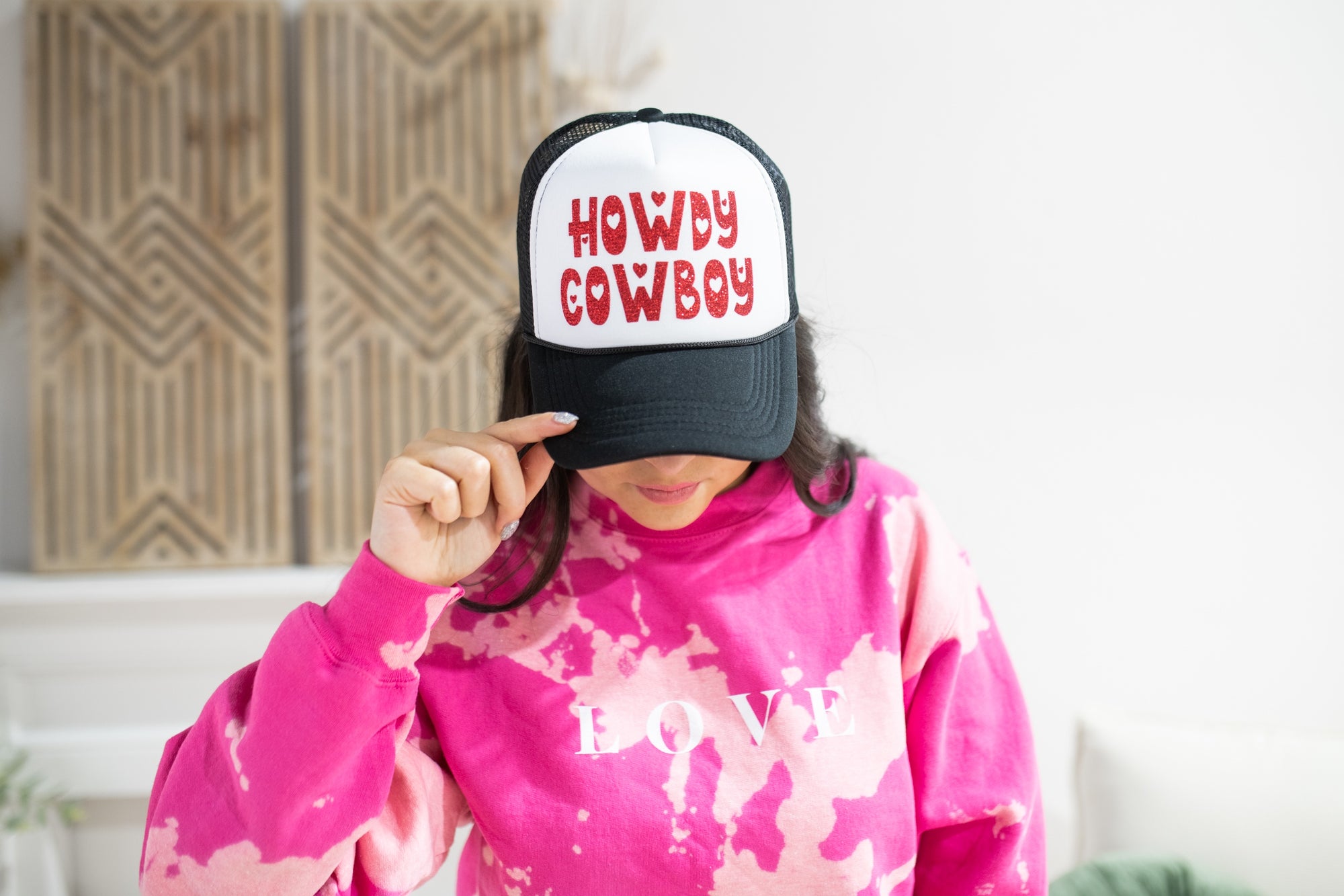 "Howdy Cowboy" Foam Trucker Hat