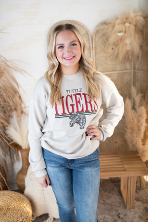 Tuttle Tigers Mascot Sweatshirt