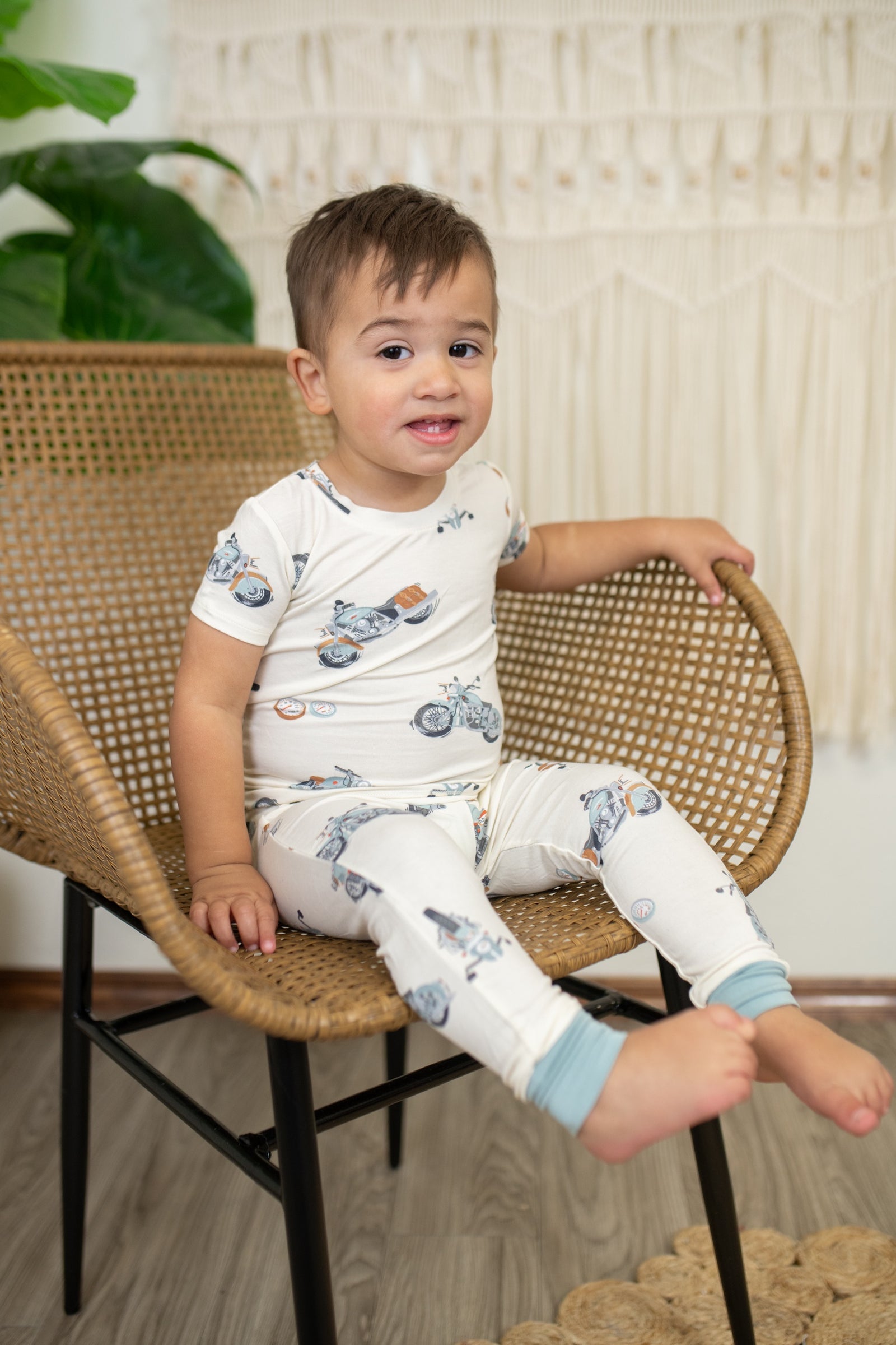 Loungewear Set-Vintage Motorcycles