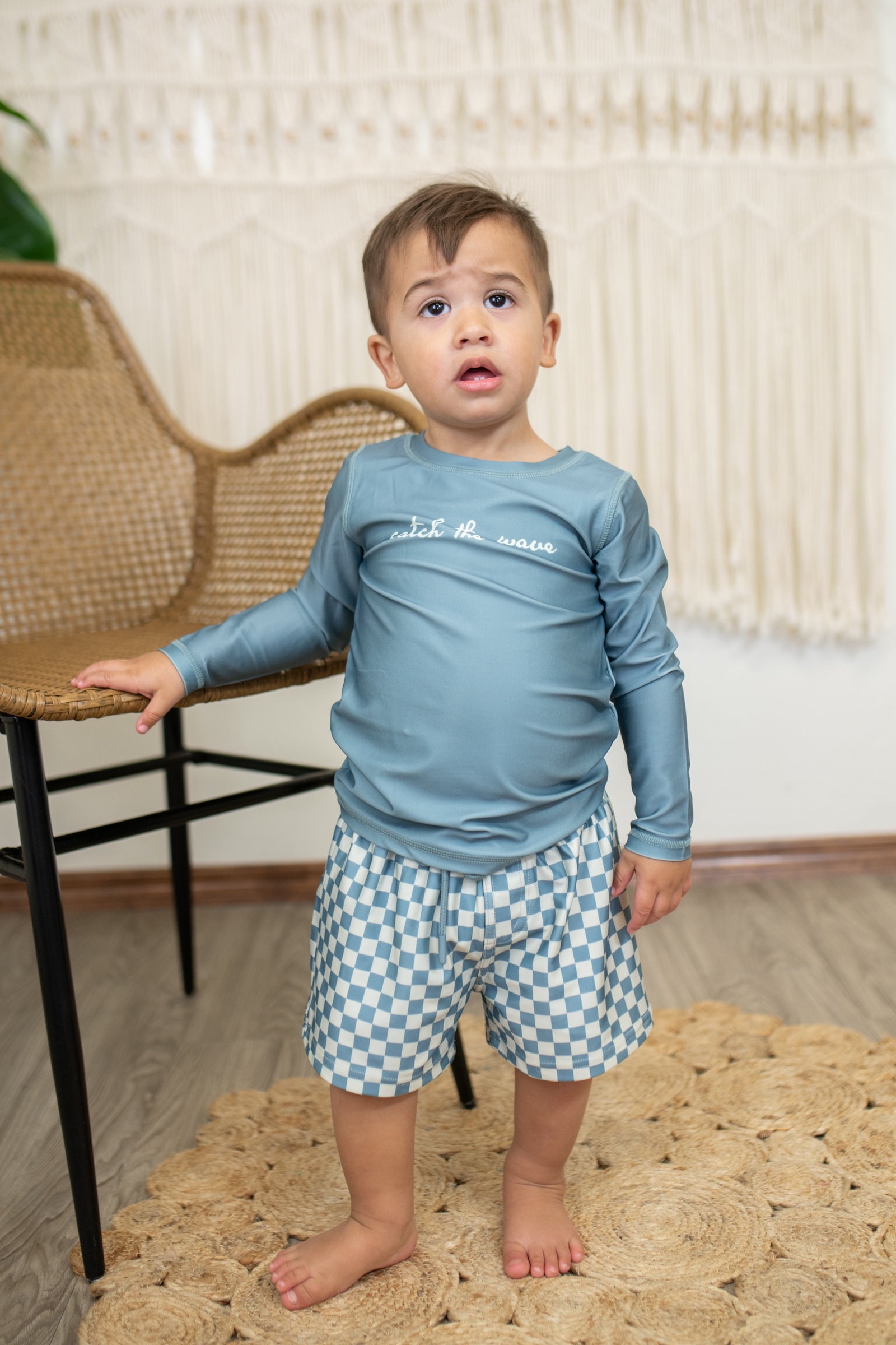 Long Sleeve Rash Guard Swim Suit-Catch the Wave Storm