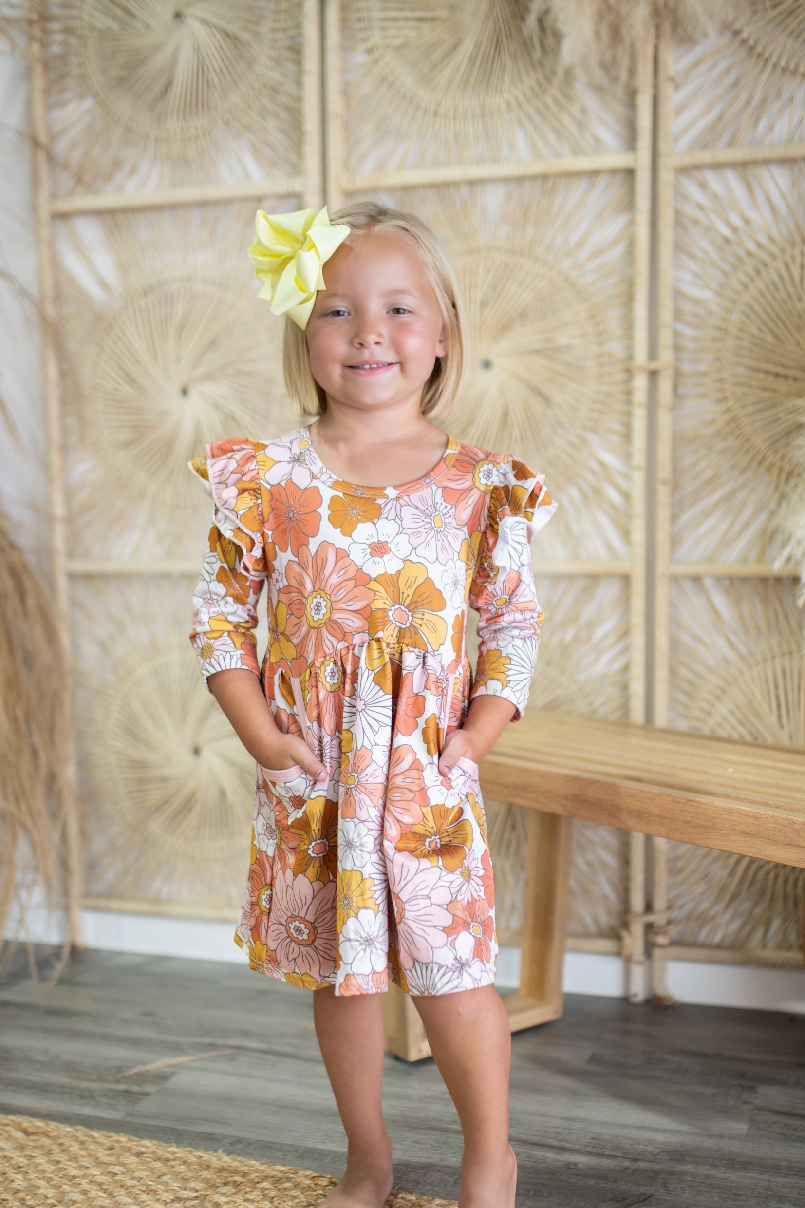 Boho Bloom's Girl's Dress