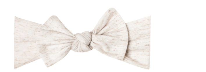 Copper Pearl Oat Headband Bow