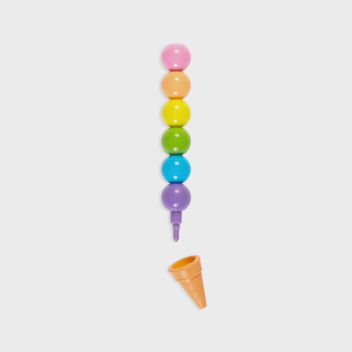 Rainbow Scoop's Vanilla Scented Stacking Erasable Crayon