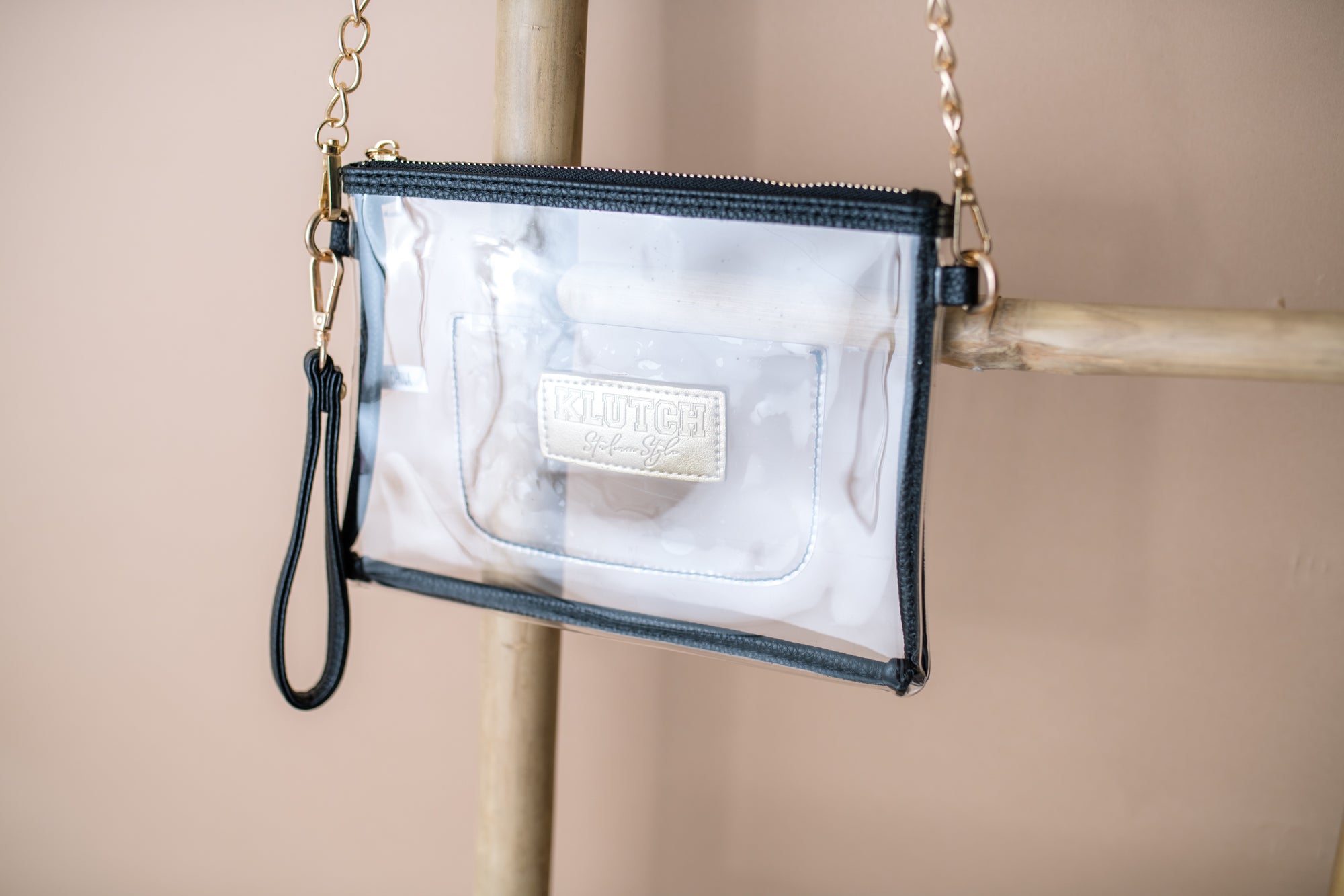 Stadium Spectator Clear Crossbody- Black