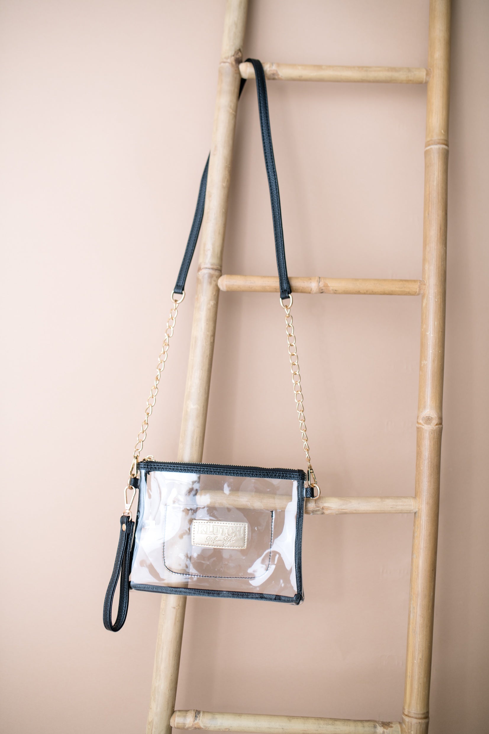 Stadium Spectator Clear Crossbody- Black