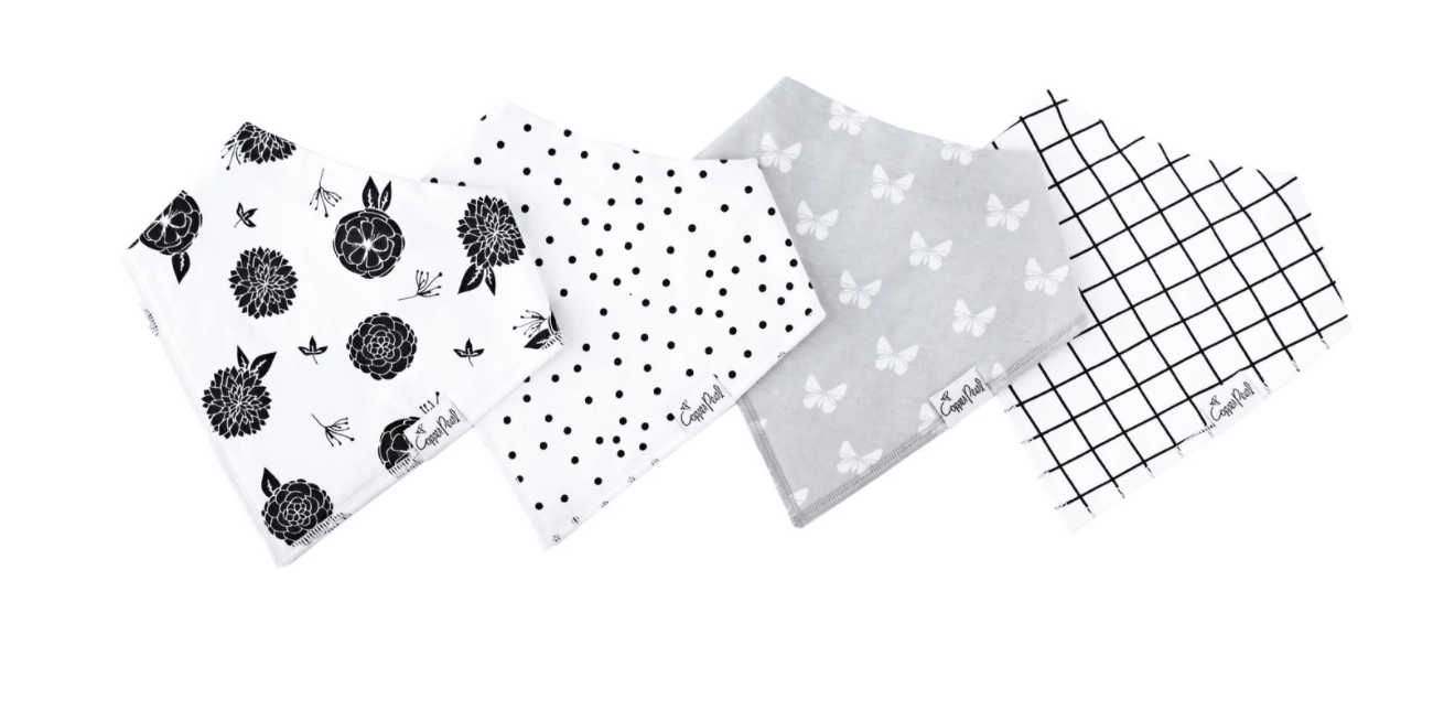Willow Copper Pearl Baby Bandana Bibs