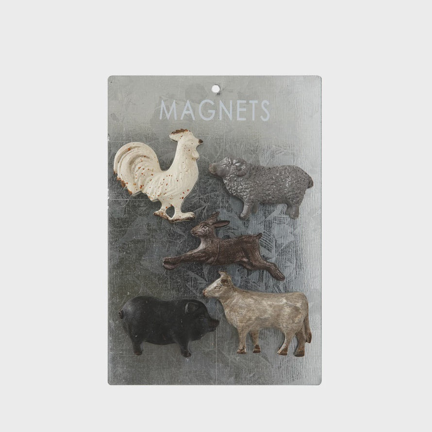 Farm Animal Rustic Magnets