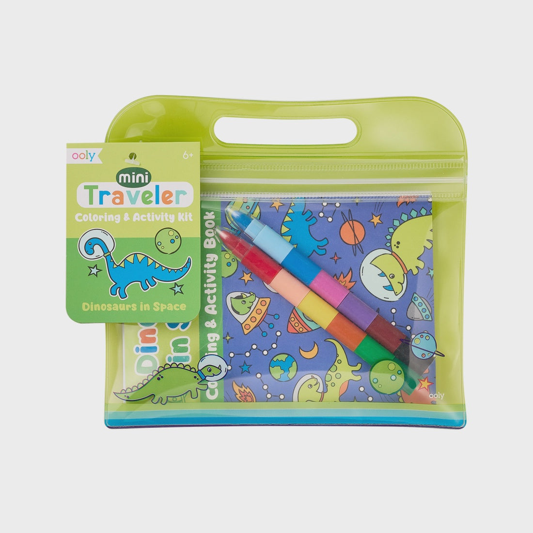 Mini Traveler Coloring & Activity Kit- Dinos in Space