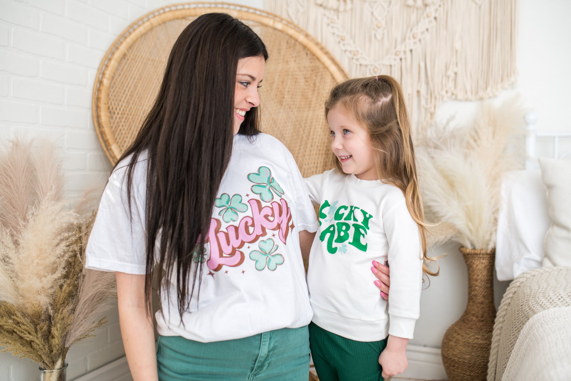 Lucky Babe Sweatshirt and Bloom Pants Set