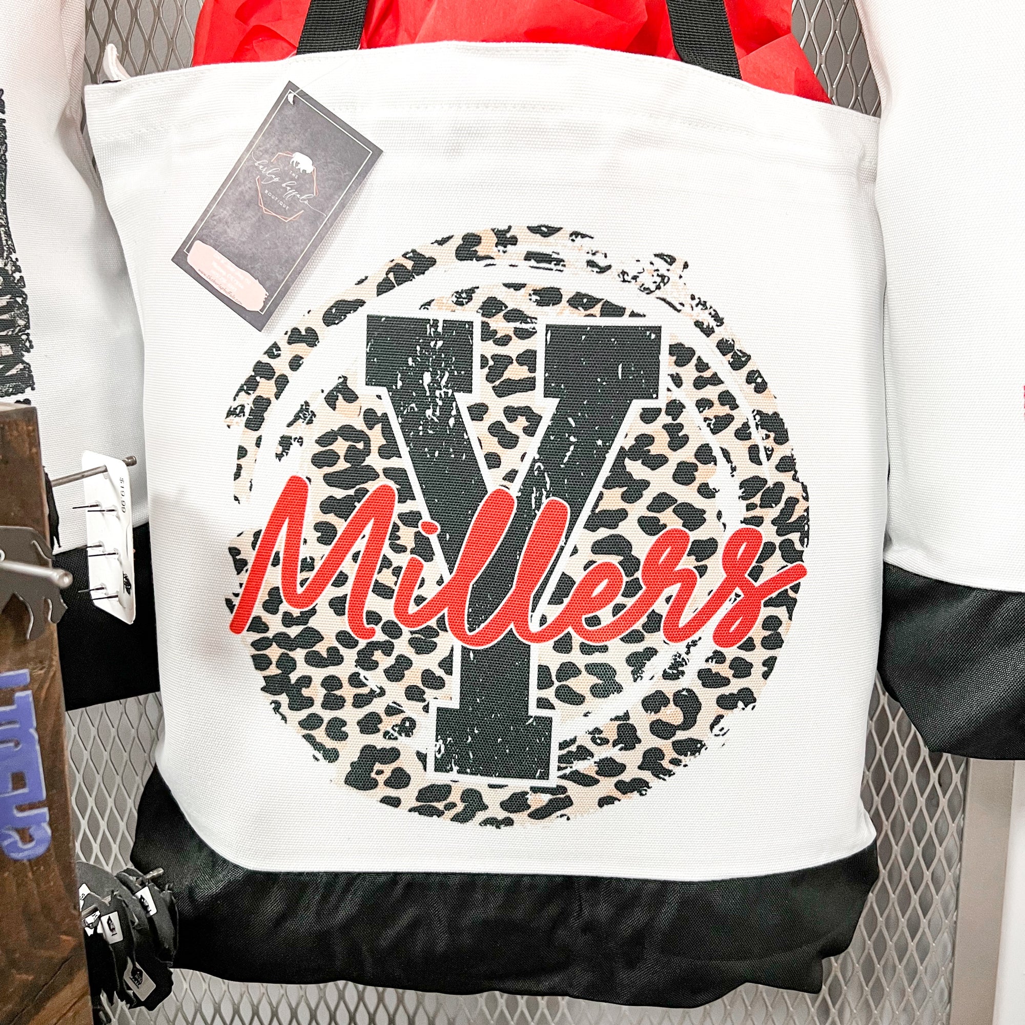 Yukon Millers Leopard Tote Bag