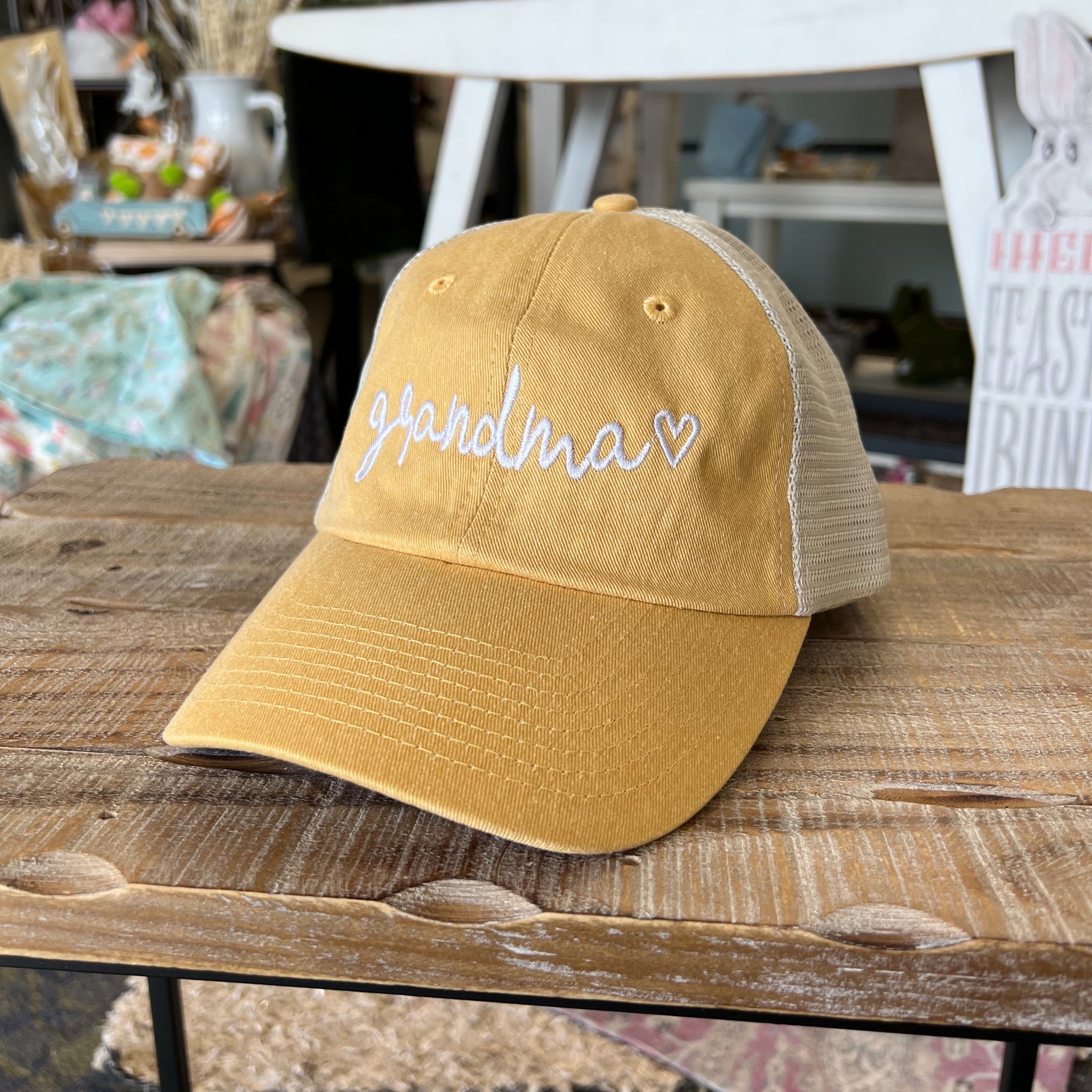 Grandma - Mustard Trucker Hat