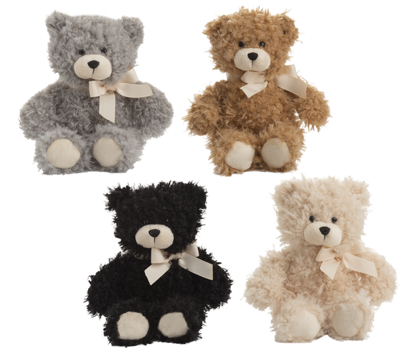 Curly Jake Bear- Assorted Colors