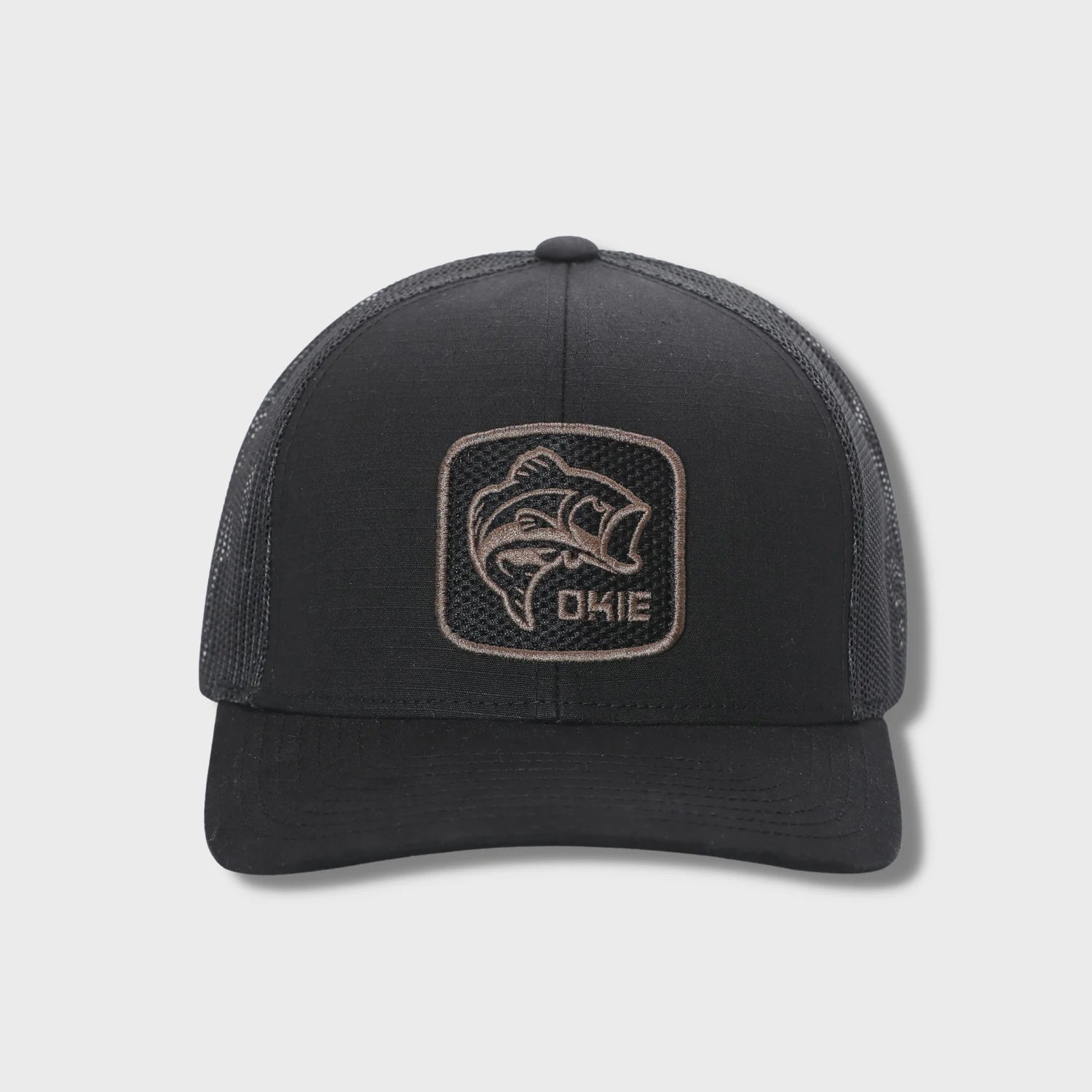 Spavinaw-Black Hat with Black Mesh