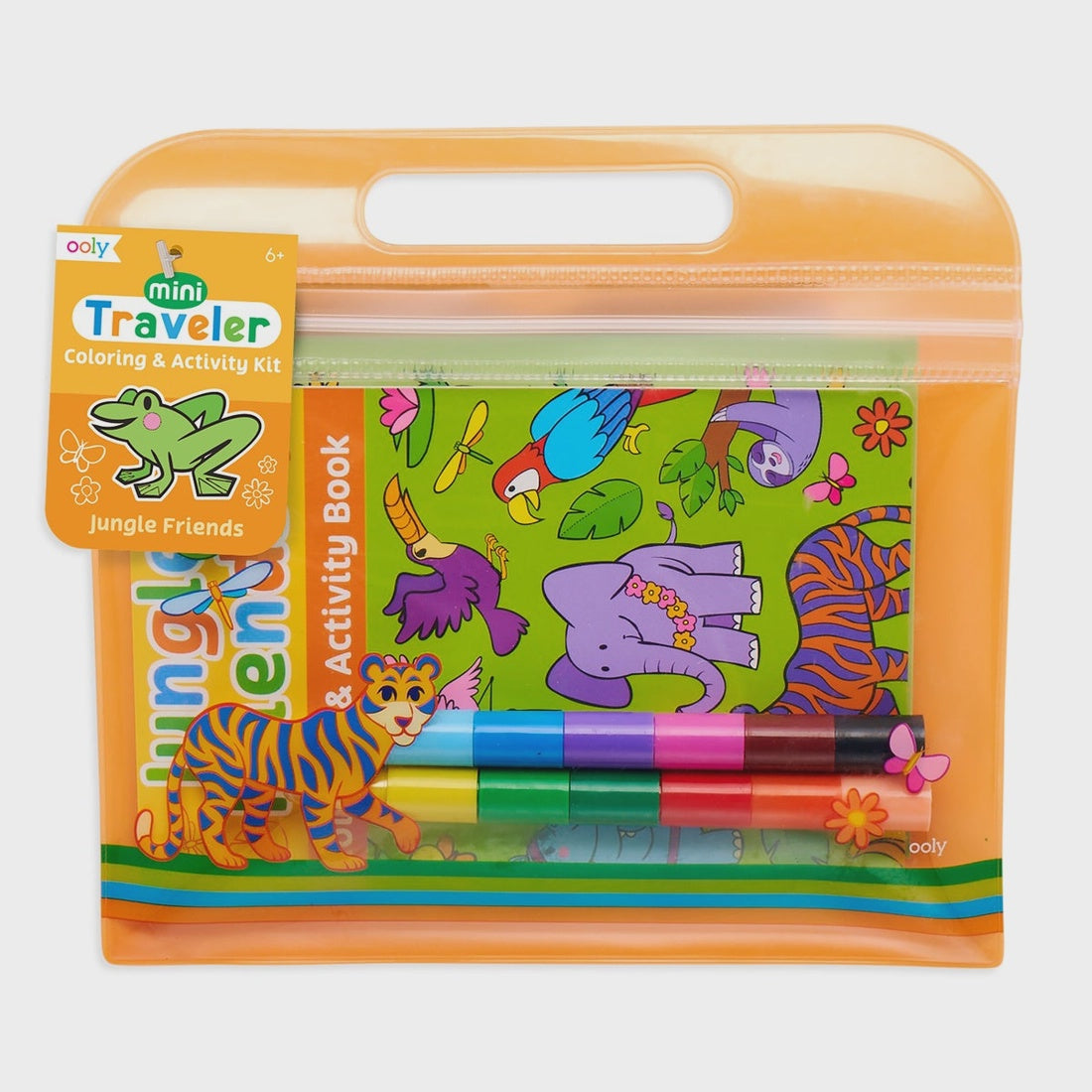 Mini Traveler Coloring & Activity Kit- Jungle Friends