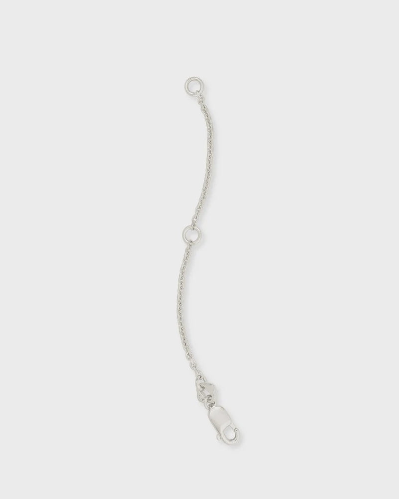 Necklace Extender 2" Lobster Rhodium