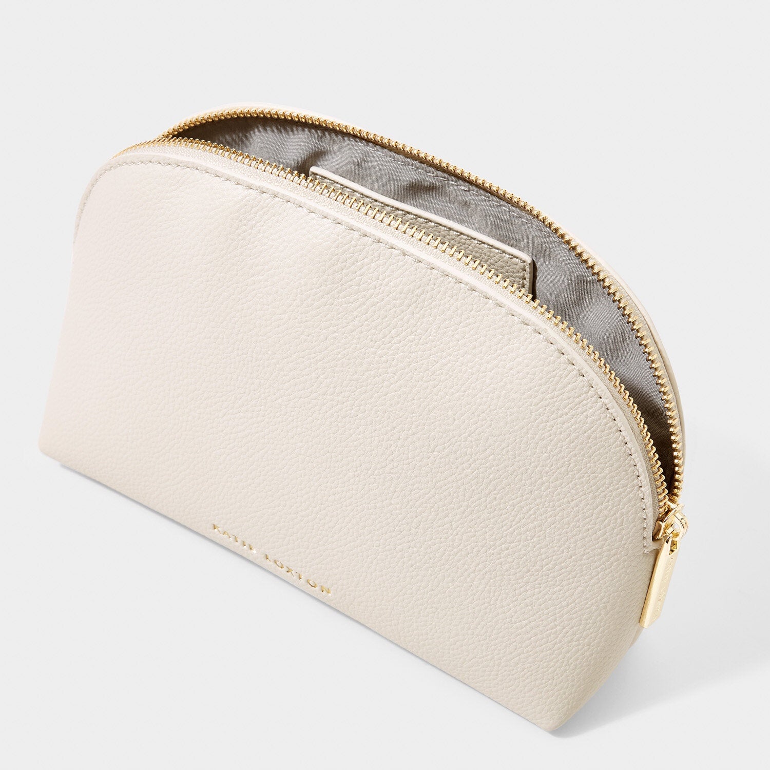 White Secret Message Wash Bag "Start Everyday with a Smile"