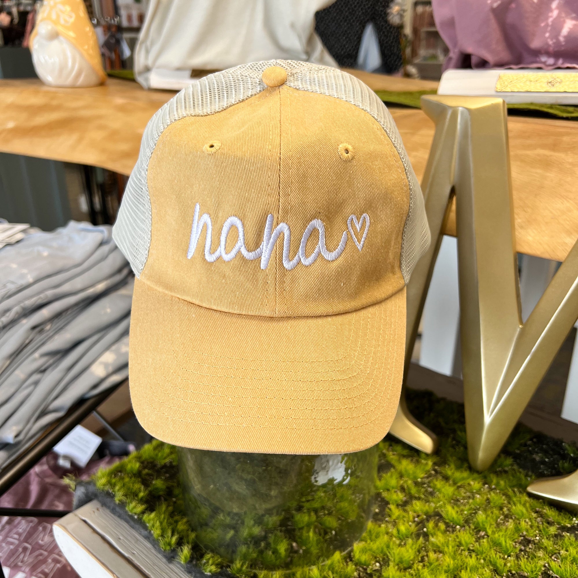 NaNa- Mustard Trucker Hat