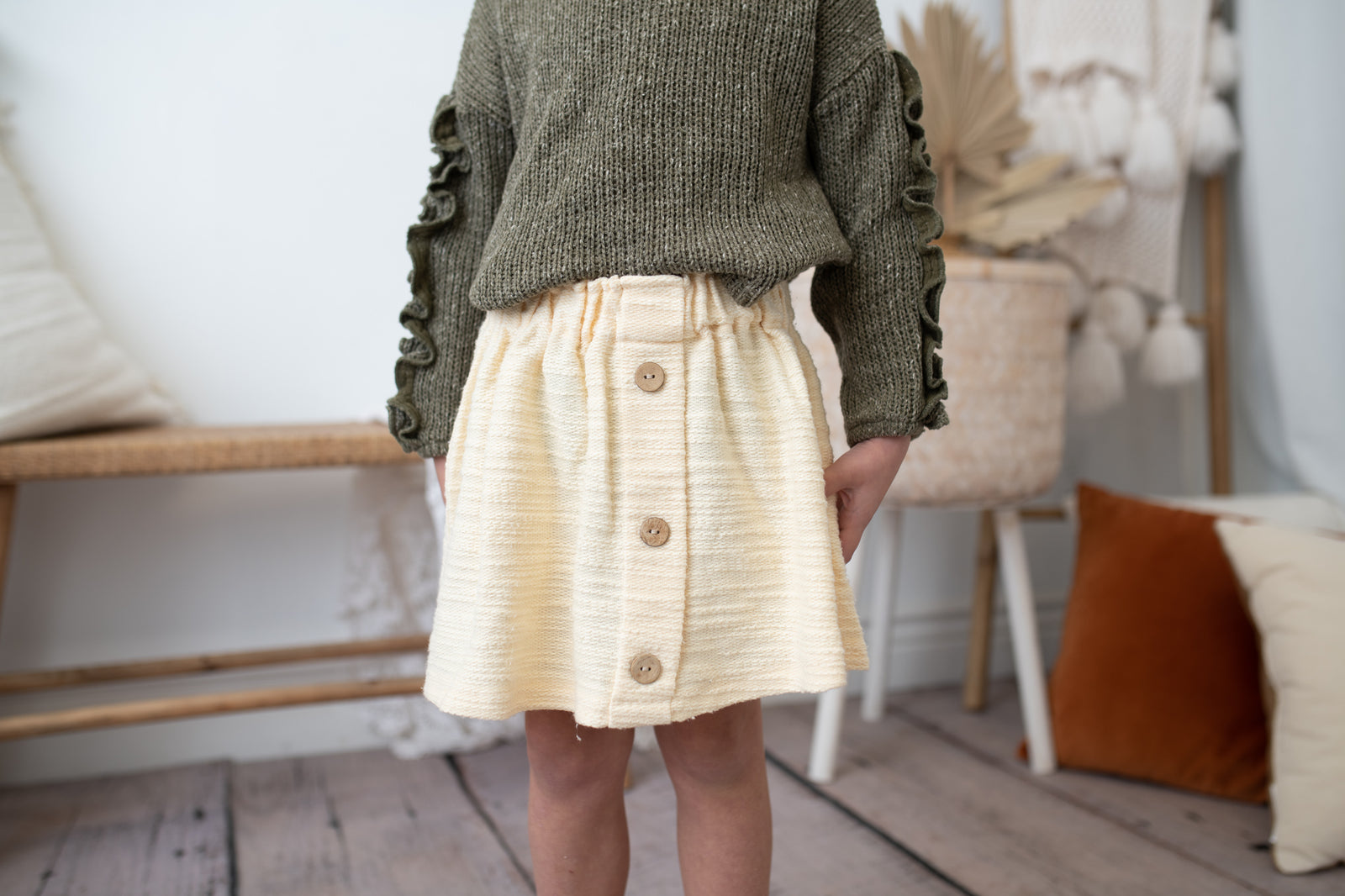 Jaycee Skirt - Cream