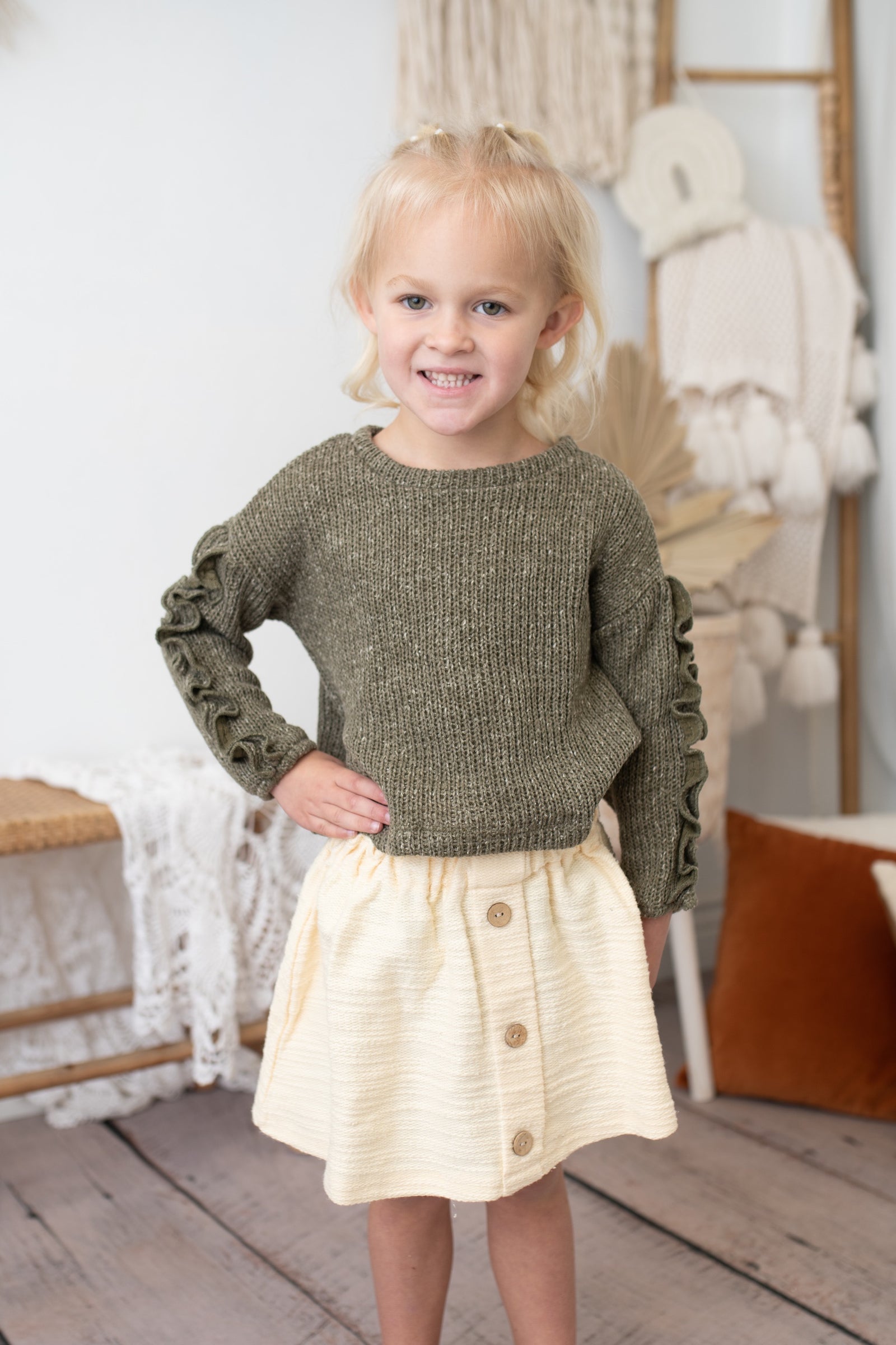 Jaycee Skirt - Cream