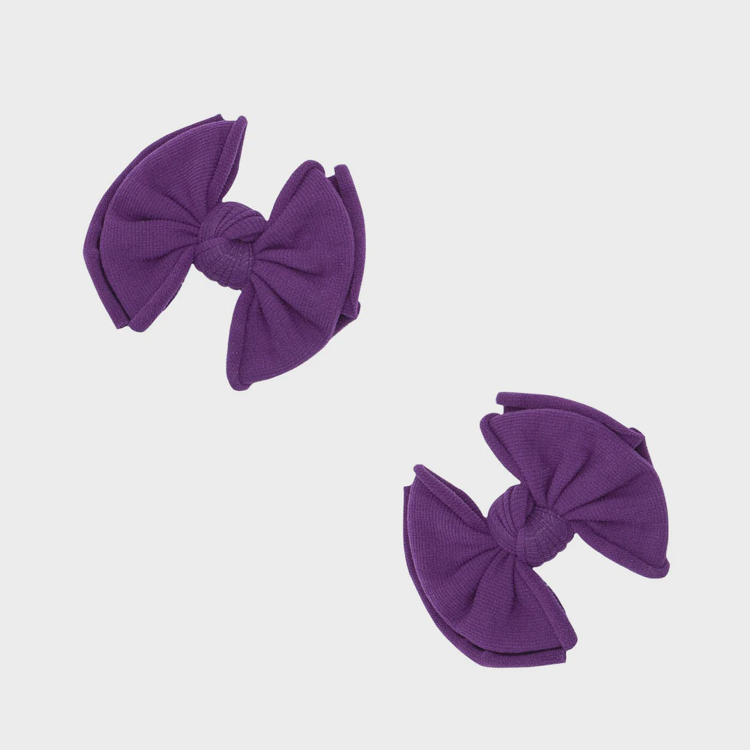 Fab Baby Clip Plum 2pk