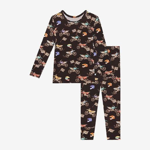 Posh Peanut Supermini- Long Sleeve Basic Pajamas