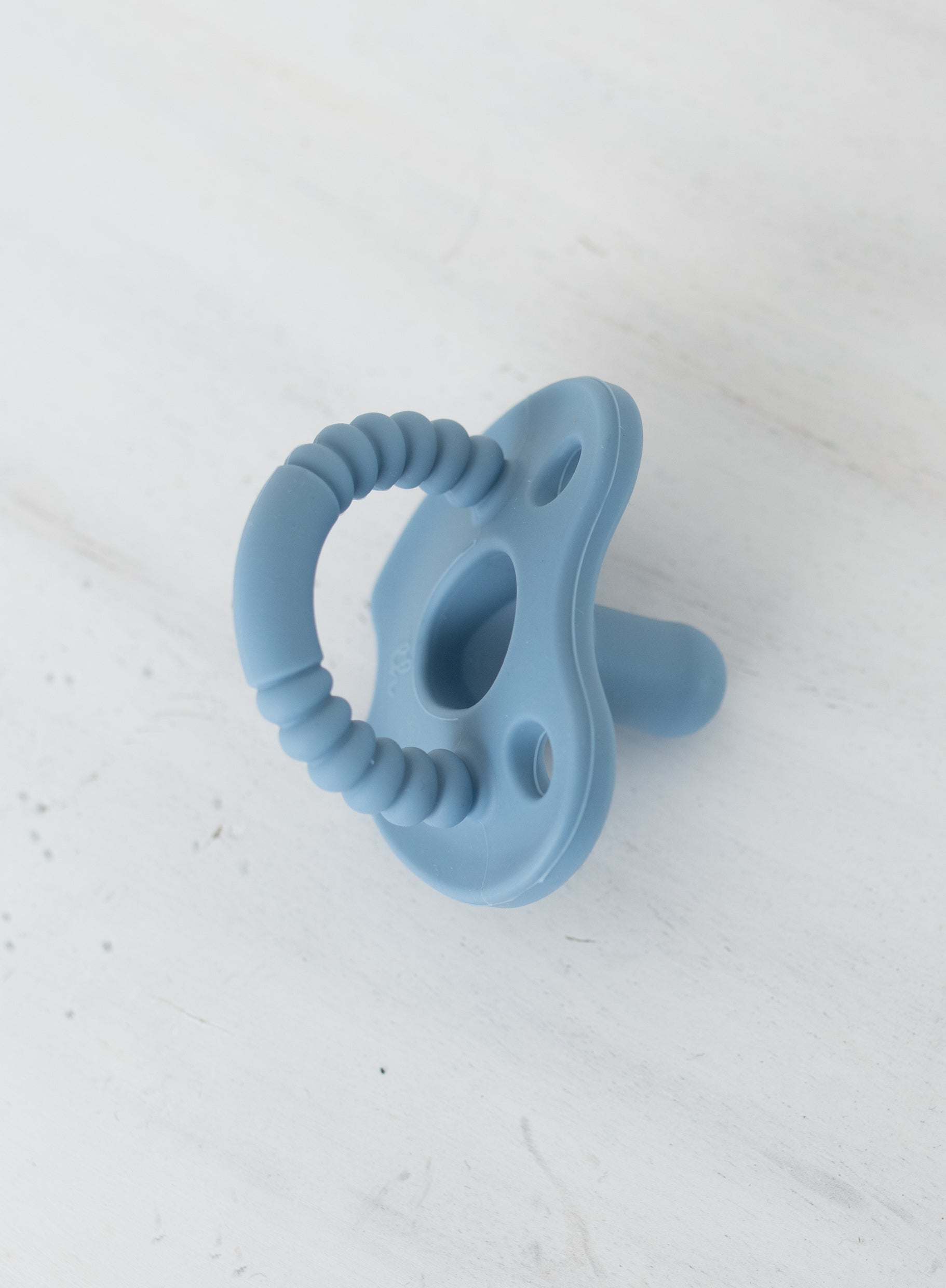 Slate Silicone Round Pacifier