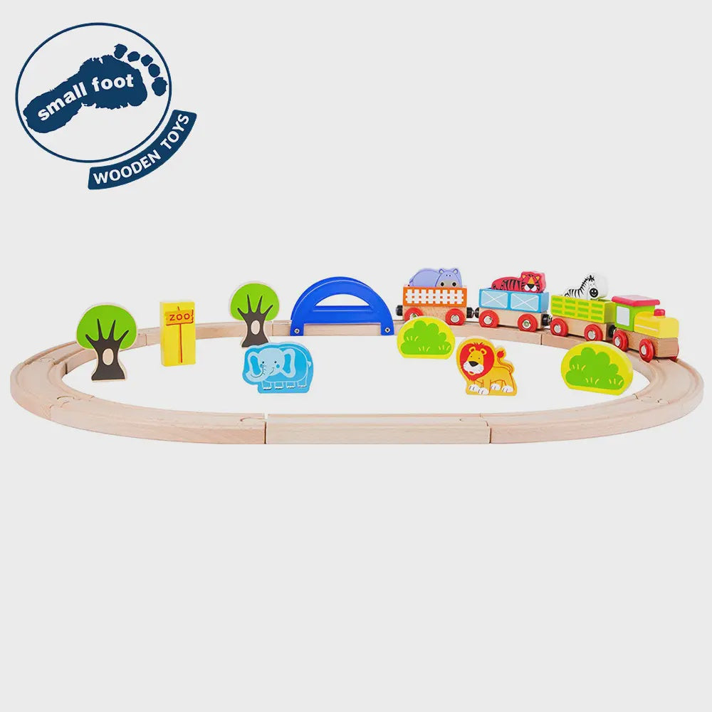 My Zoo Wooden Toy Train Set