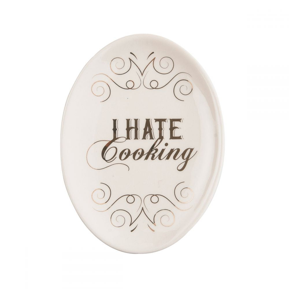 "I Hate Cooking" Spoon Tray